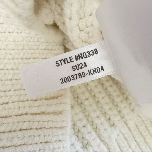 Madewell Cutaway Sweater Vest in Bright Ivory Size Medium NQ338 NEW Minimalist - Picture 11 of 12